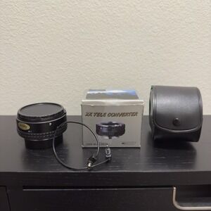 Focal MC 2X Tele Converter for Minolta MD Mount Lens with Box and Case Japan